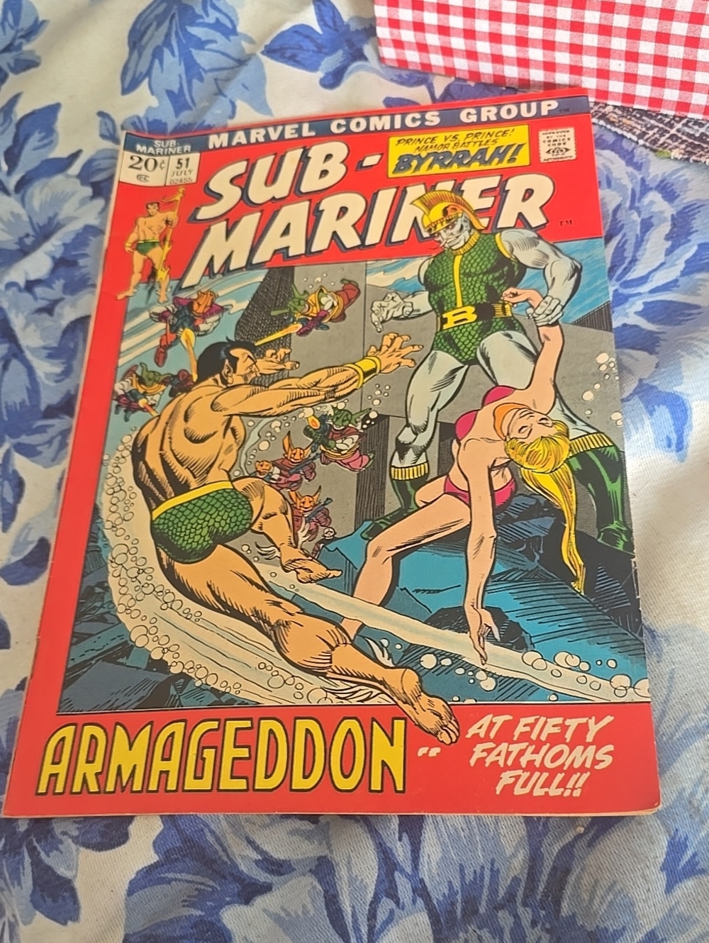 Sub-Mariner #51 Comic Book - Origin of Namorita (Marvel, 1972)